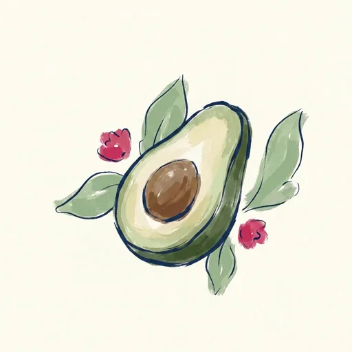 Week 16 size illustration: an avocado